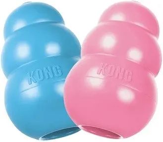 Kong Puppy Toy Natural Teething Rubber