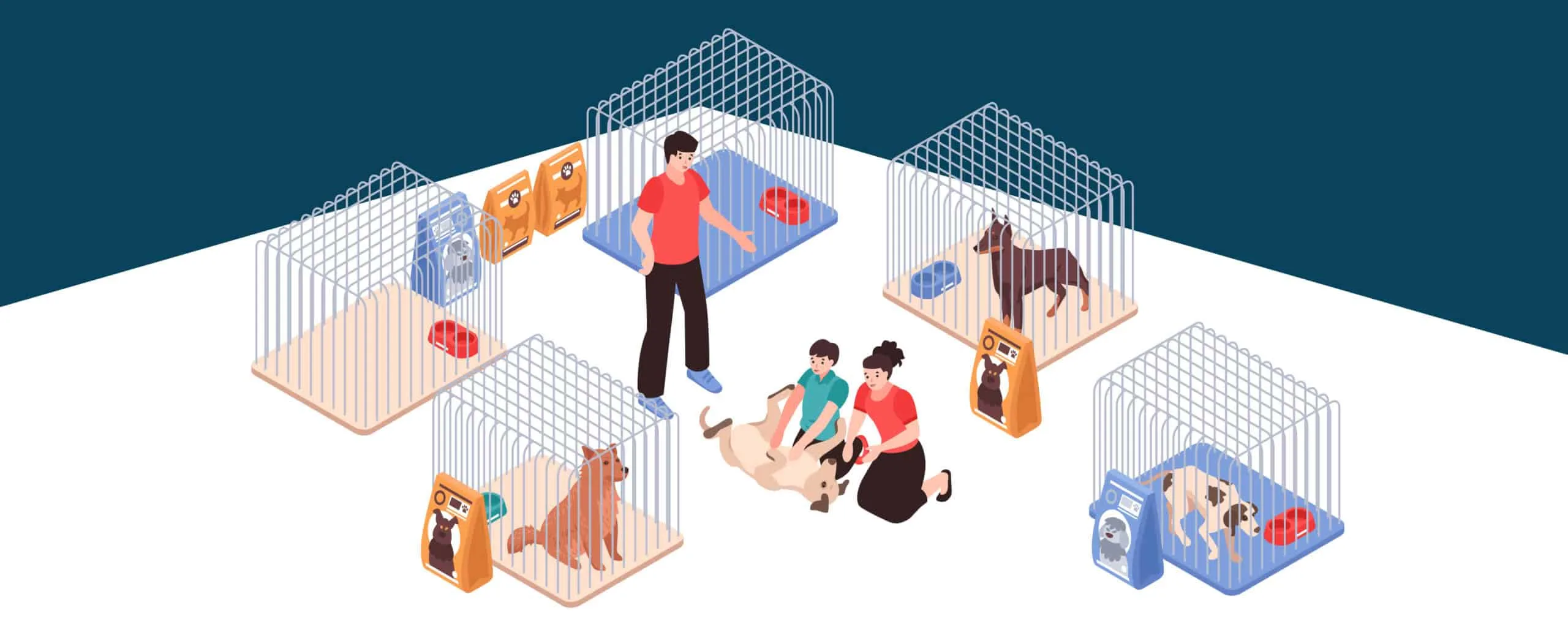 Adopting a Dog: Everything You Need to Know 3 A family adopting a dog