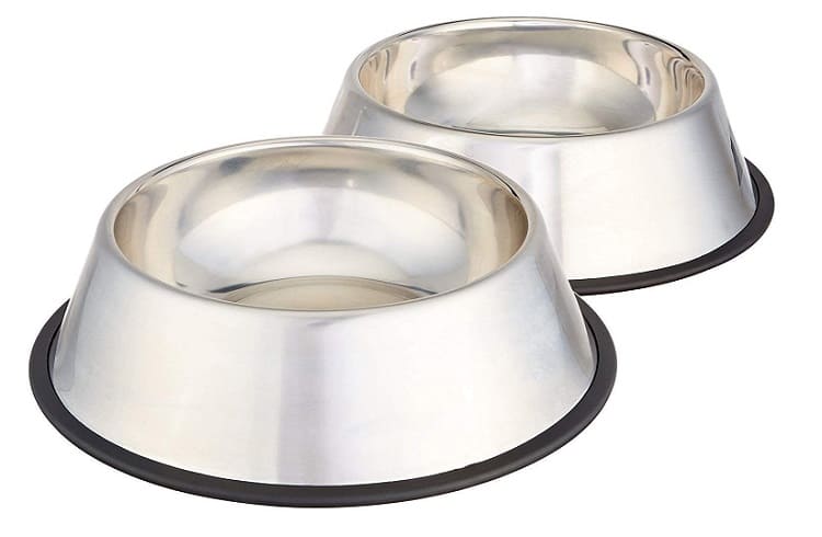 Amazon Basics Stainless Steel Pet Dog Water And Food Bowl Review
