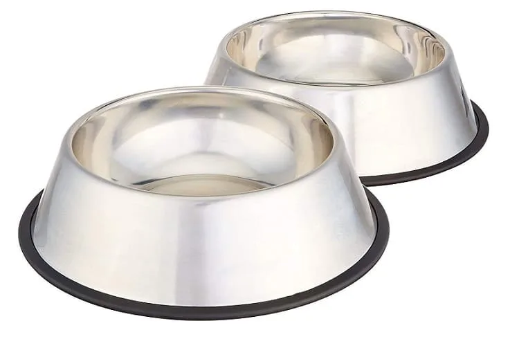 8 Best Dog Bowls for German Shepherds in 2022 12 Amazon Basics Stainless Steel Pet Dog Water And Food Bowl Review