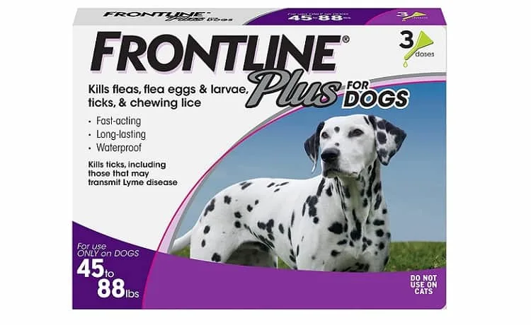 Frontline Plus Flea and Tick Treatment for Dogs Review