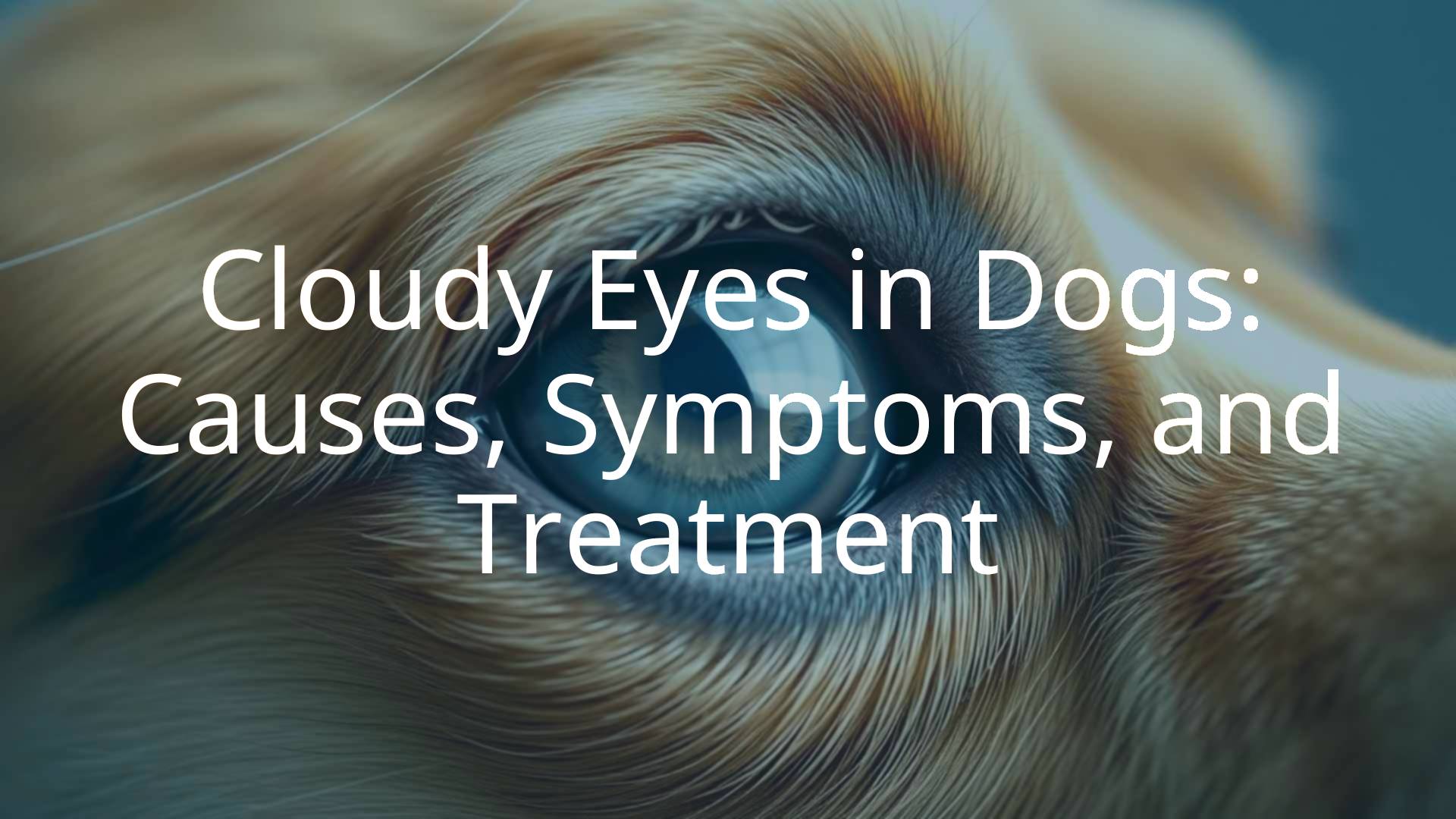 Cloudy Eyes in Dogs: Causes, Symptoms, and Treatment | Anything German ...